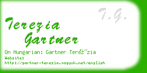 terezia gartner business card